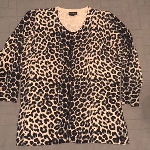 cheetah cardigan